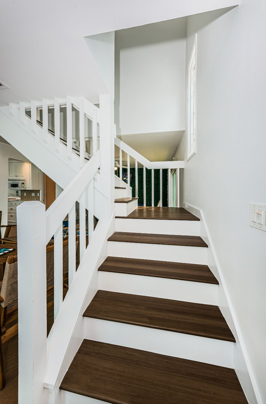 Stairs to Living Quarters - 8432 W Gulf Blvd