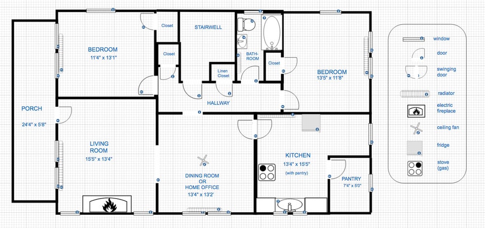 Floor plan - 3723 Henrico St