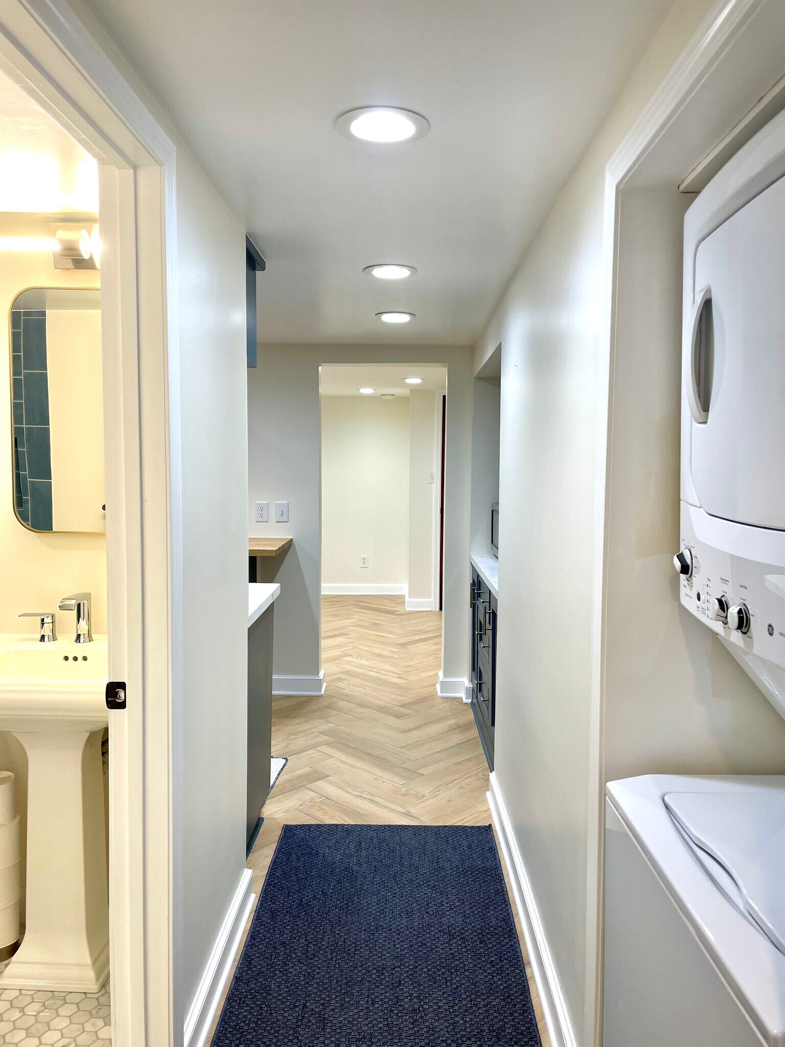 hallway from laundry - 1555 E Browning Ave