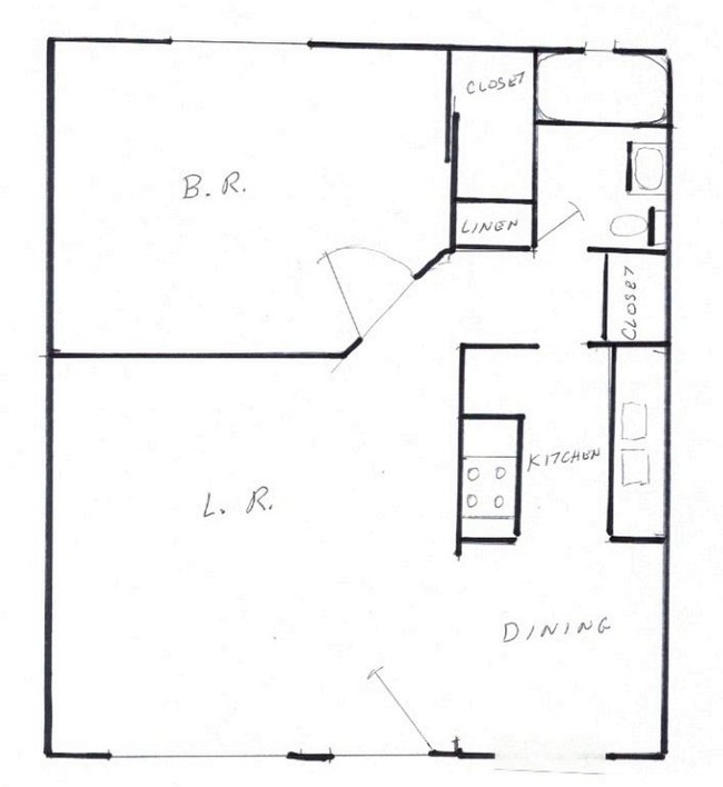 Floorplan - Pear Tree Village Apartments