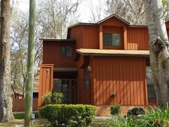 Your new home has a gated private courtyard - 856 SW 57th Ter