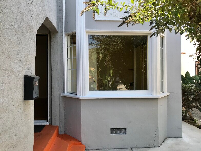 Bay Window from Outside Entrance - 5362 Monroe St