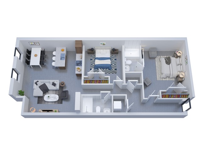 Floorplan - Peanut Factory Flats