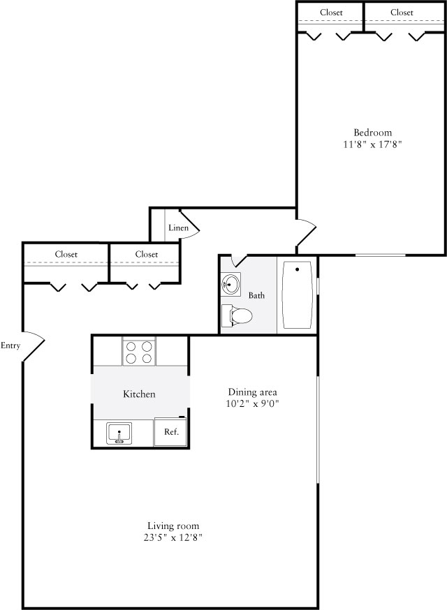 Floorplan - eaves Glover Park