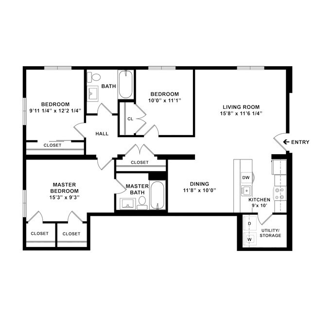 Floorplan - Manor Flats Off Sansom