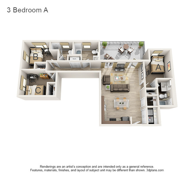 Floorplan - 507 Second | Student Housing