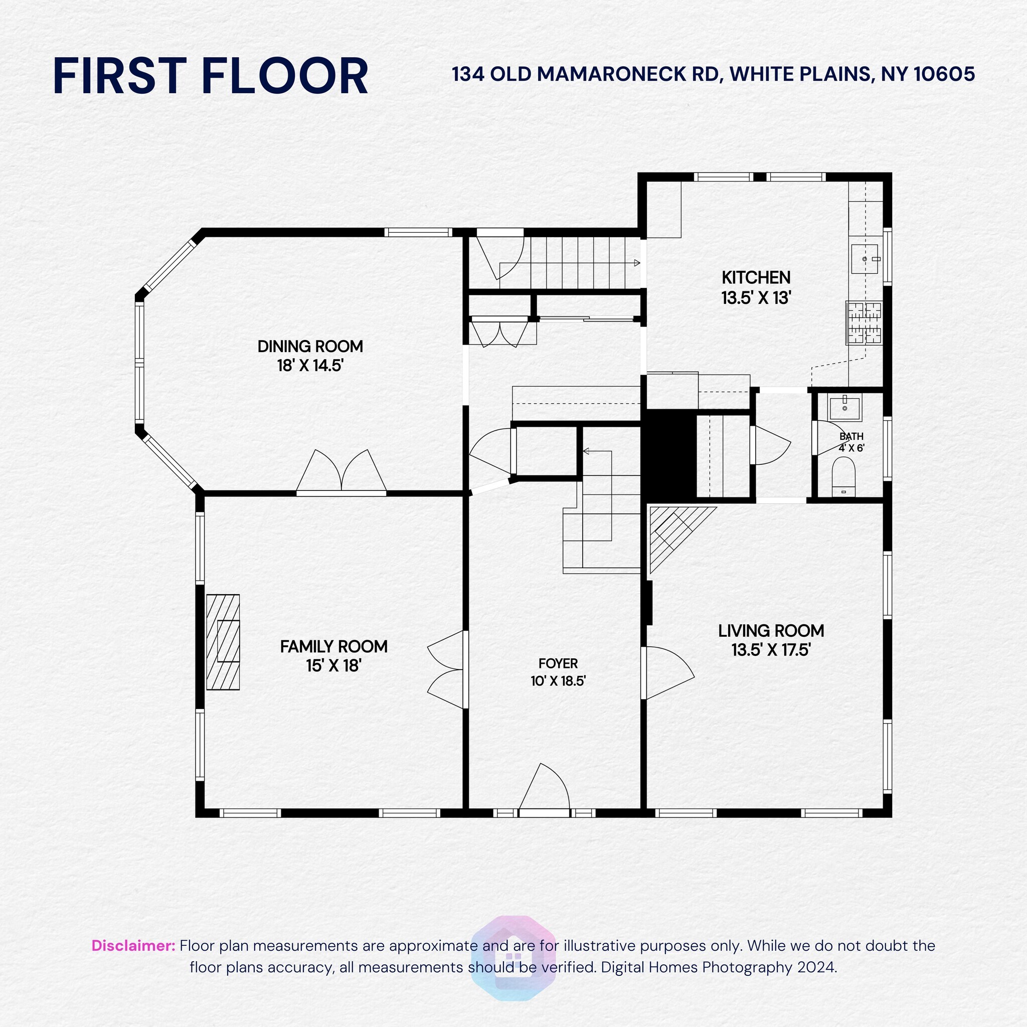 Floor Plan - 134 Old Mamaroneck Rd