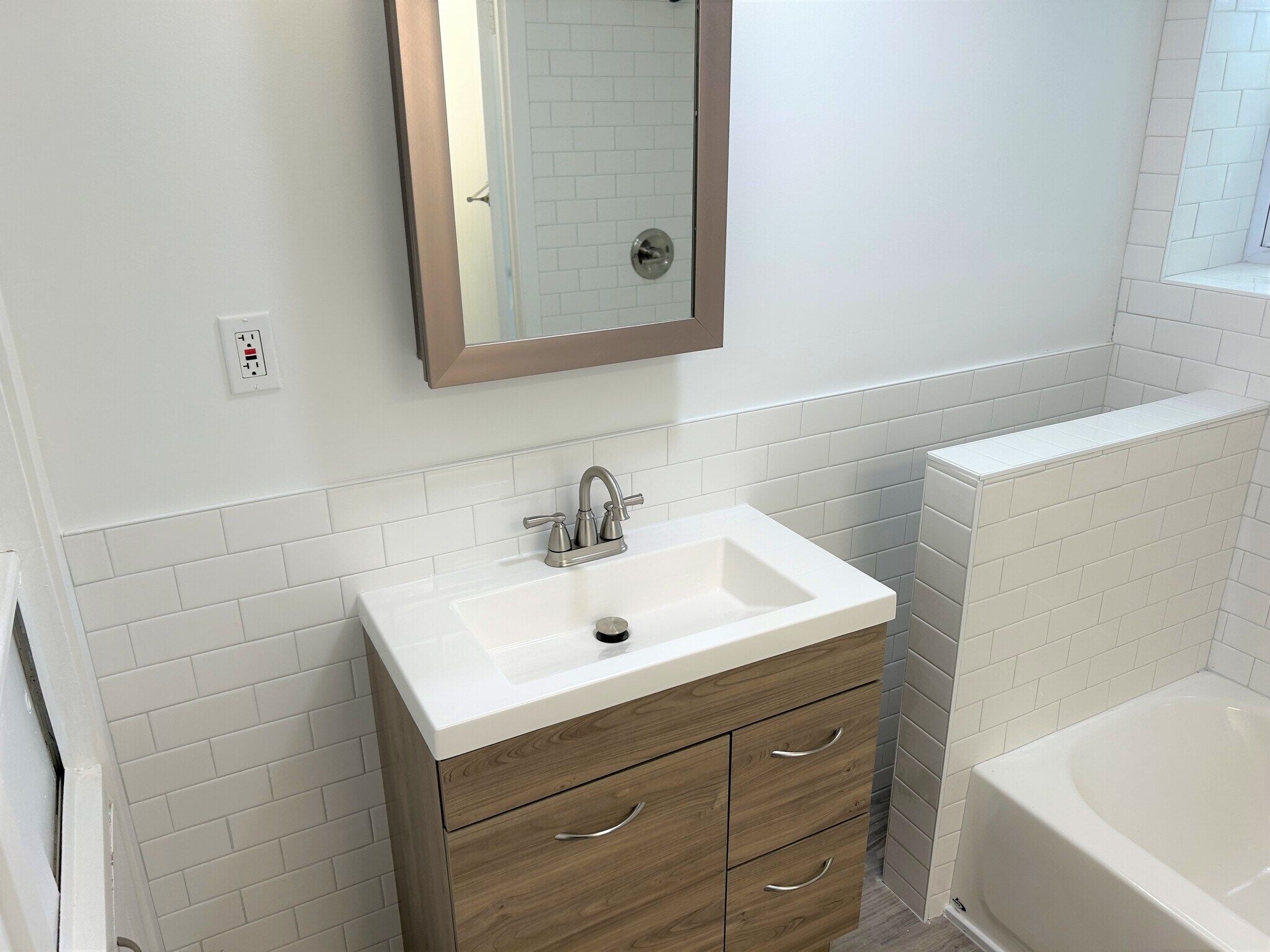Vanity and Medicine CabinetMirror - 508 Central Ave