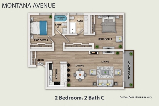 Floorplan - Montana Avenue