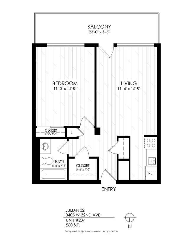 Floorplan - Julian32 at Highlands Square