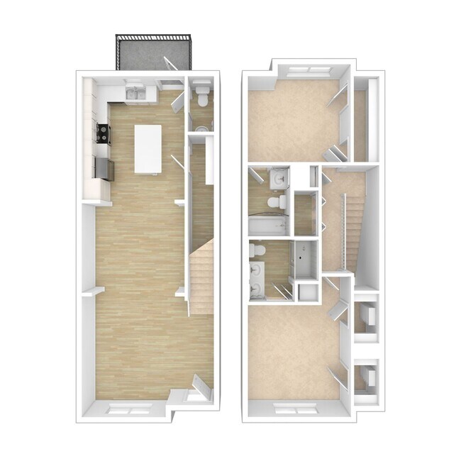 Floorplan - Townes at McCullough