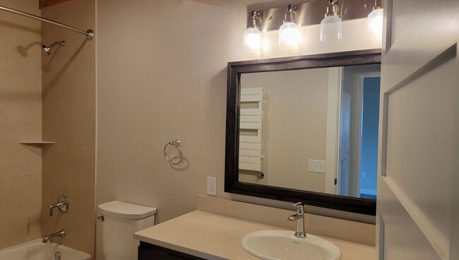 Heated towel racks in bathrooms - 6960 SW Canyon Rd