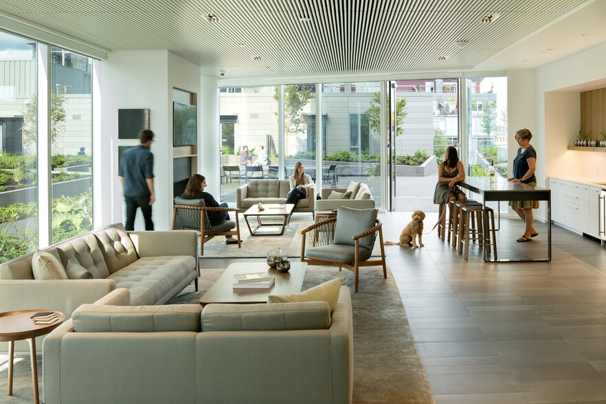 Common area with fireplace - 1075 NW Northrup