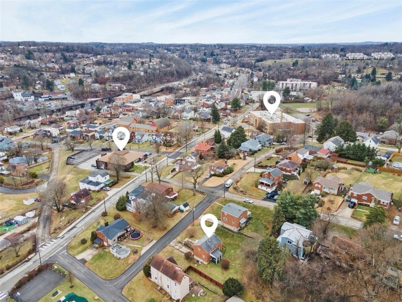 Aerial view - 3642 Linden Ave