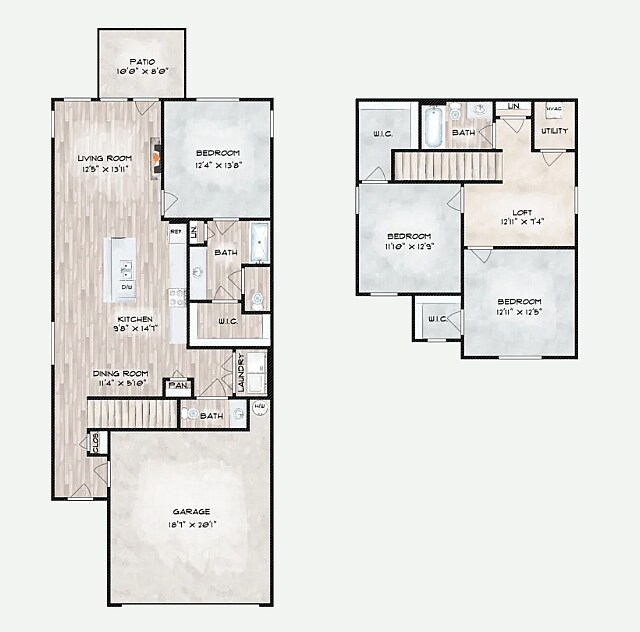 Floorplan - Hidden River Townhomes