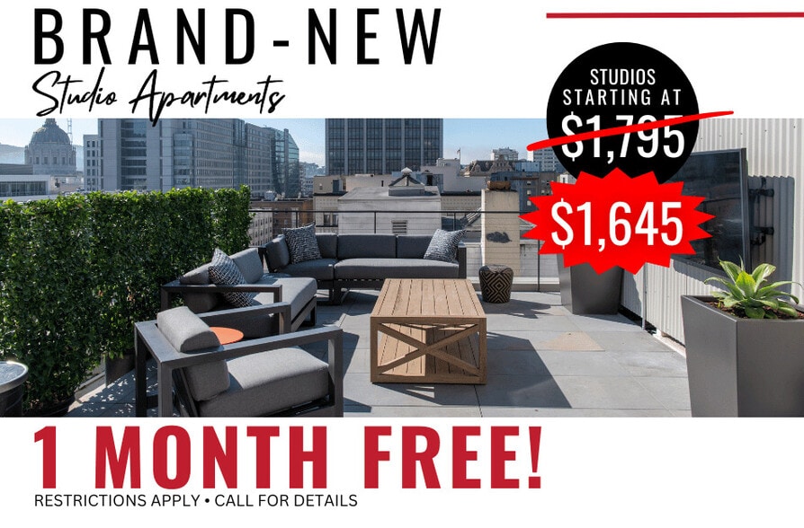 TL Residences BRANDNEW LUXURY STUDIOS 361 Turk St San Francisco CA