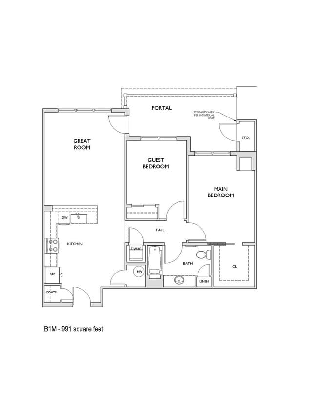 Floorplan - Acequia Lofts