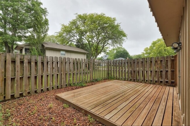 Patio fenced - 810 NW School St