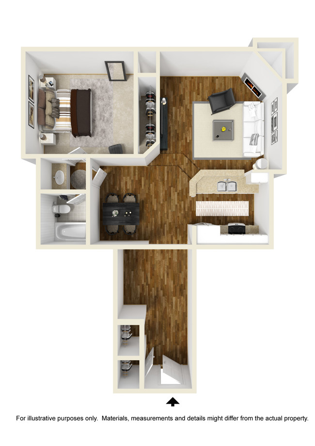 Floorplan - Palm Royale Apartments