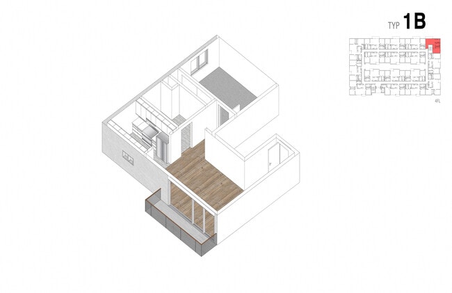 Floorplan - Lido Apartments - 4847 Oakwood