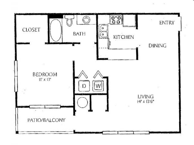 1BR/1BA - Wildwood at Stone Mountain