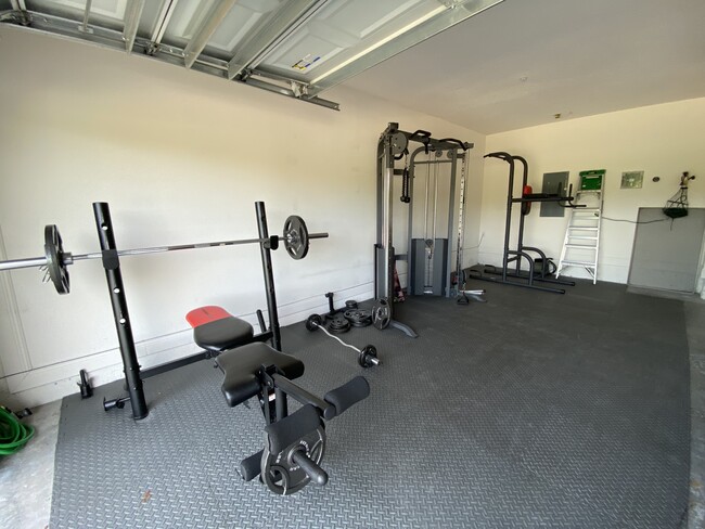 Home gym-garage (half) - 10814 Sunset Ridge Ln