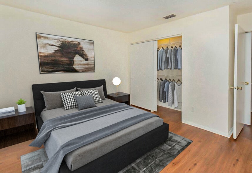 2x1 Bedroom 1 - Southwest Villas ~ Boutique Cottage Style Living Meets Hassle Free Leasing