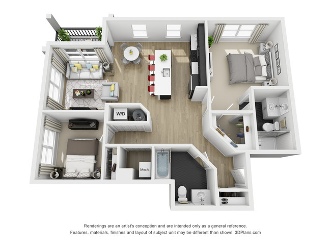 Floorplan - Excelsior Park Apartments