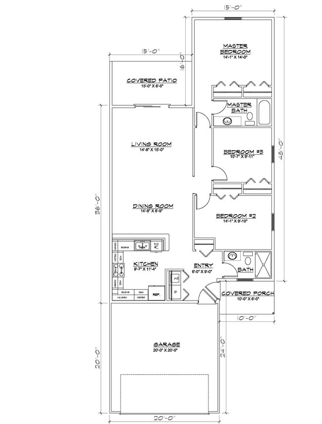 Terrace Bluff Condo Floorplan - Terrace Bluff Condominiums
