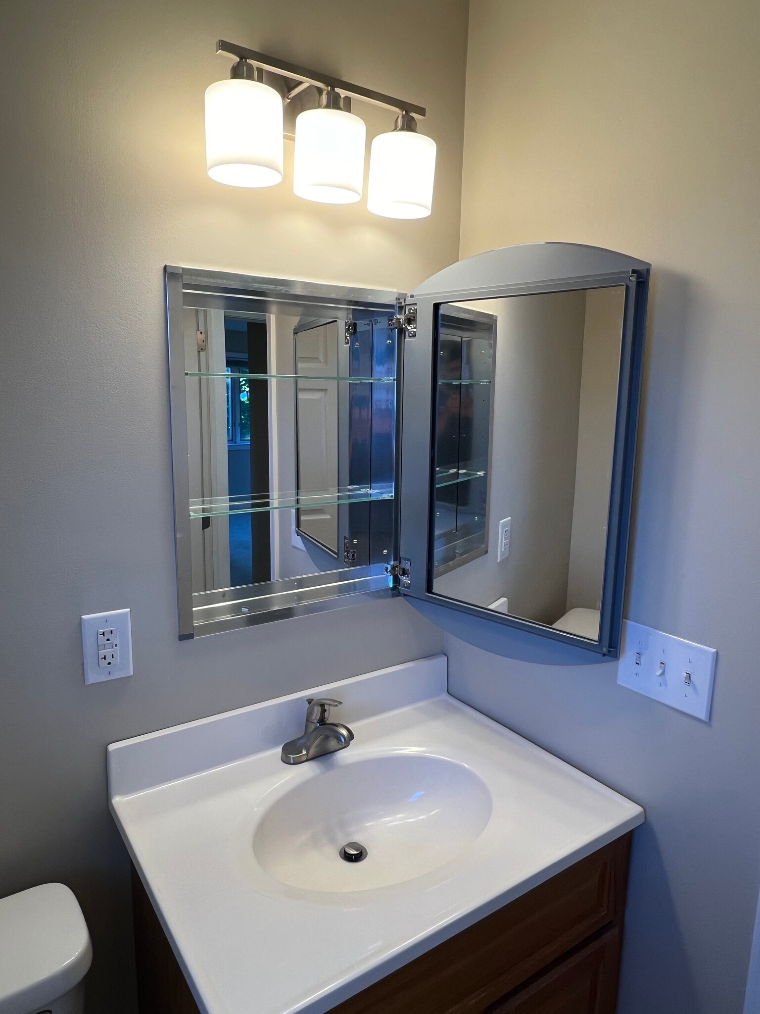 New recessed medicine cabinets in all 3 bathrooms - 176 Duer St