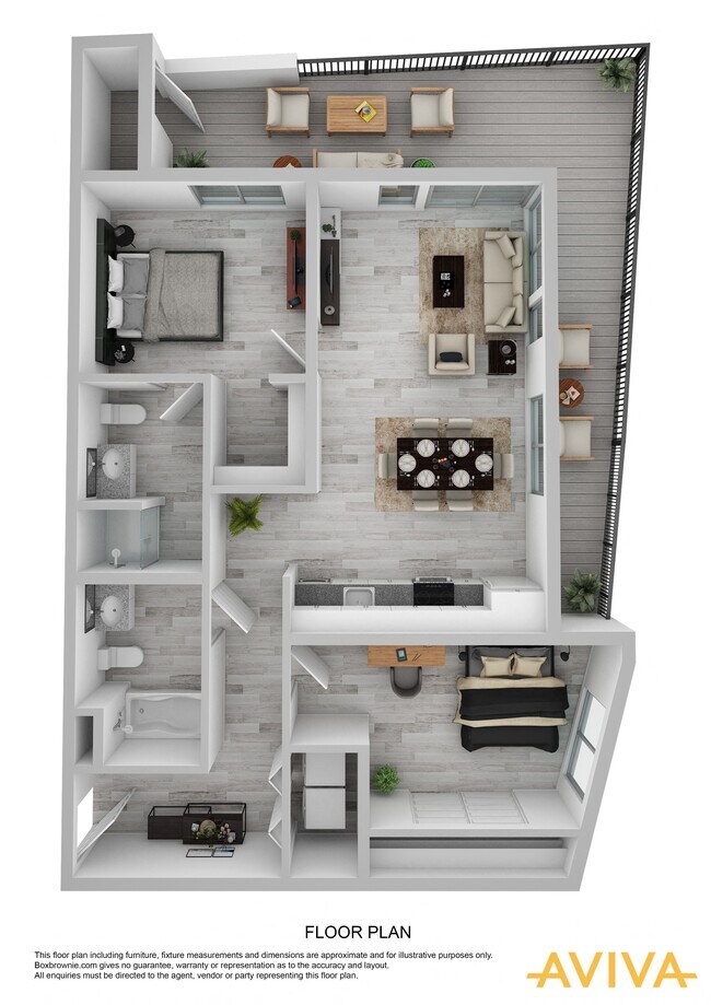 Floorplan - AVIVA Apartments