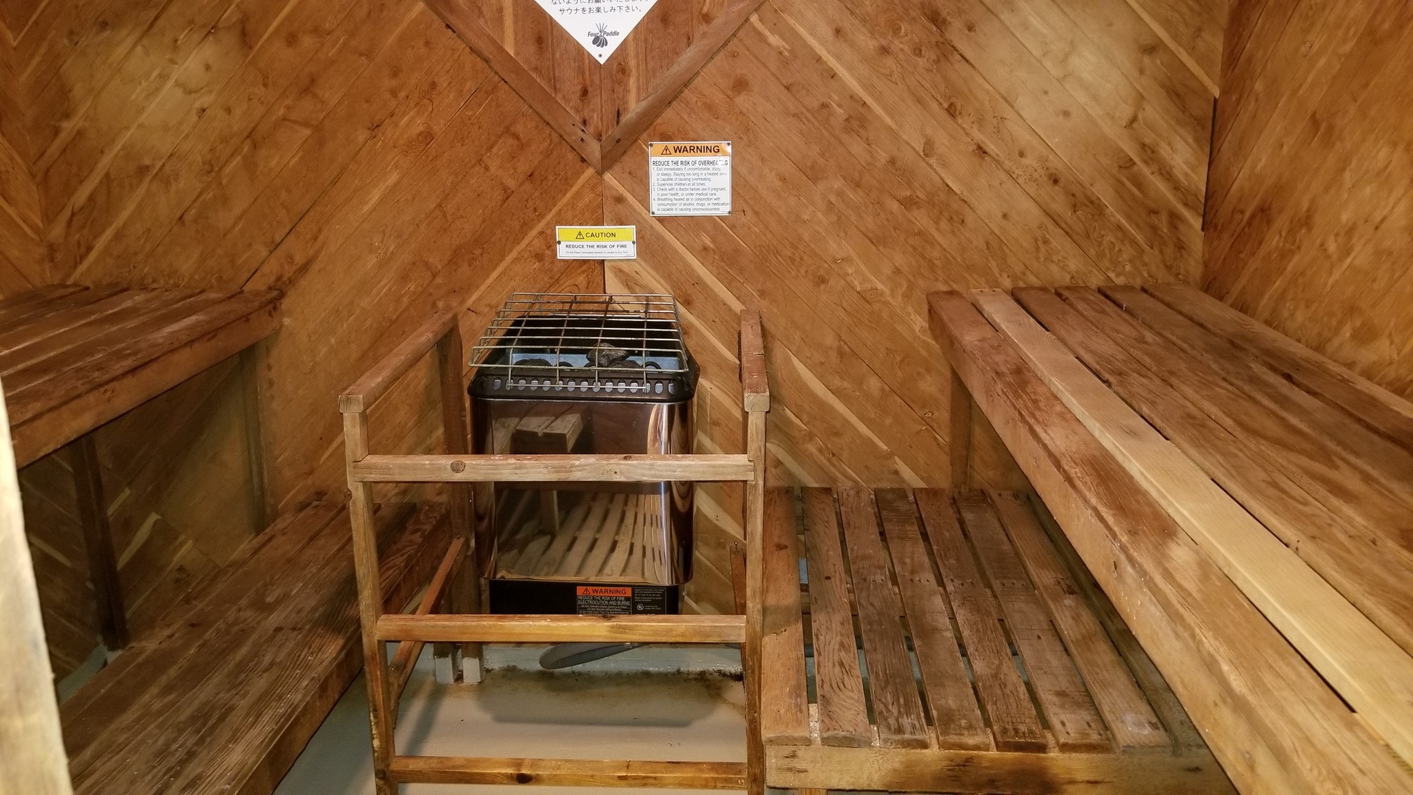 Separated sauna for men's & women's. - 2140 Kuhio Ave