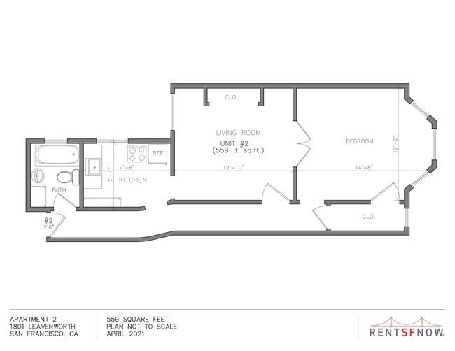 Floorplan - 1801 Leavenworth