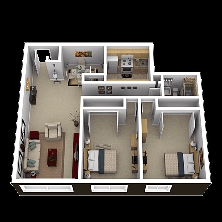 2BR/1BA - Silver Spring Towers