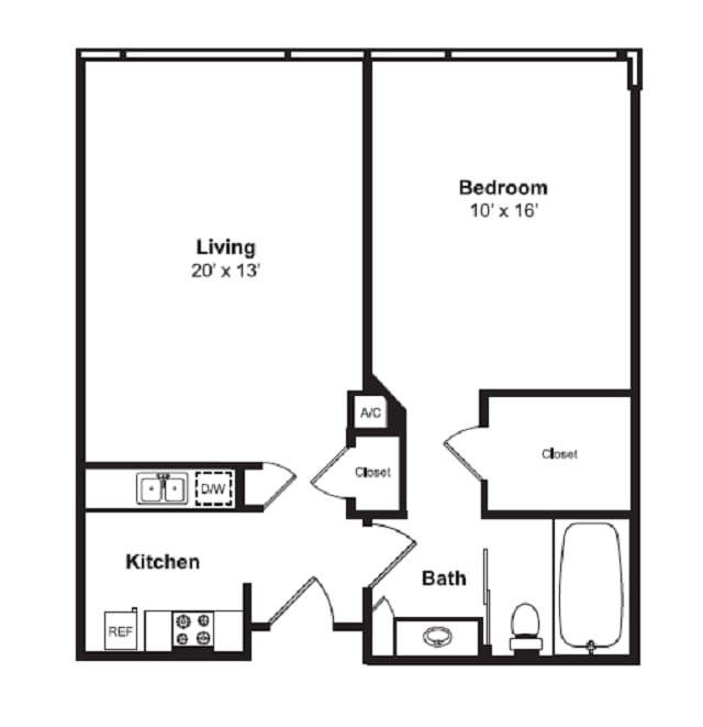 Floorplan - Renaissance Tower