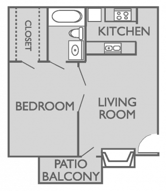 A1 STUDIO - Chapel Oaks Apartments