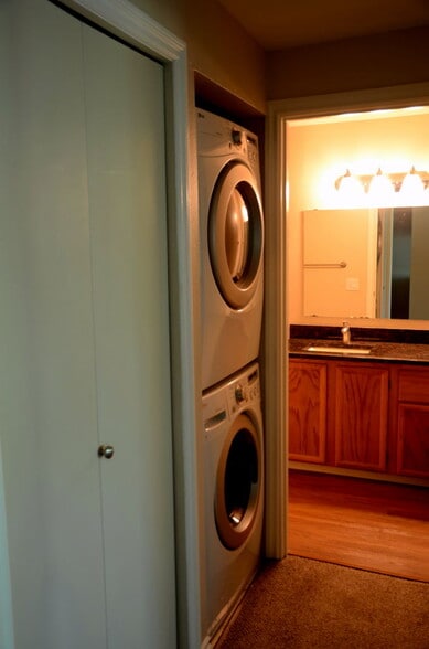 LG Stacking Washer and Dryer, Large Closet - 10501 8th Ave NE
