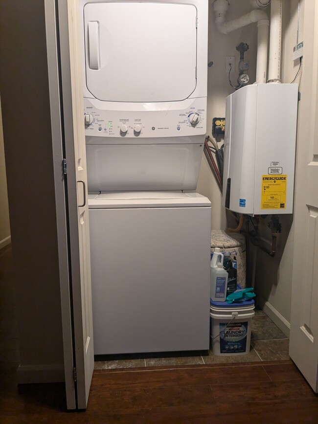 Stacked washer dryer - 7311 15th Ave NW