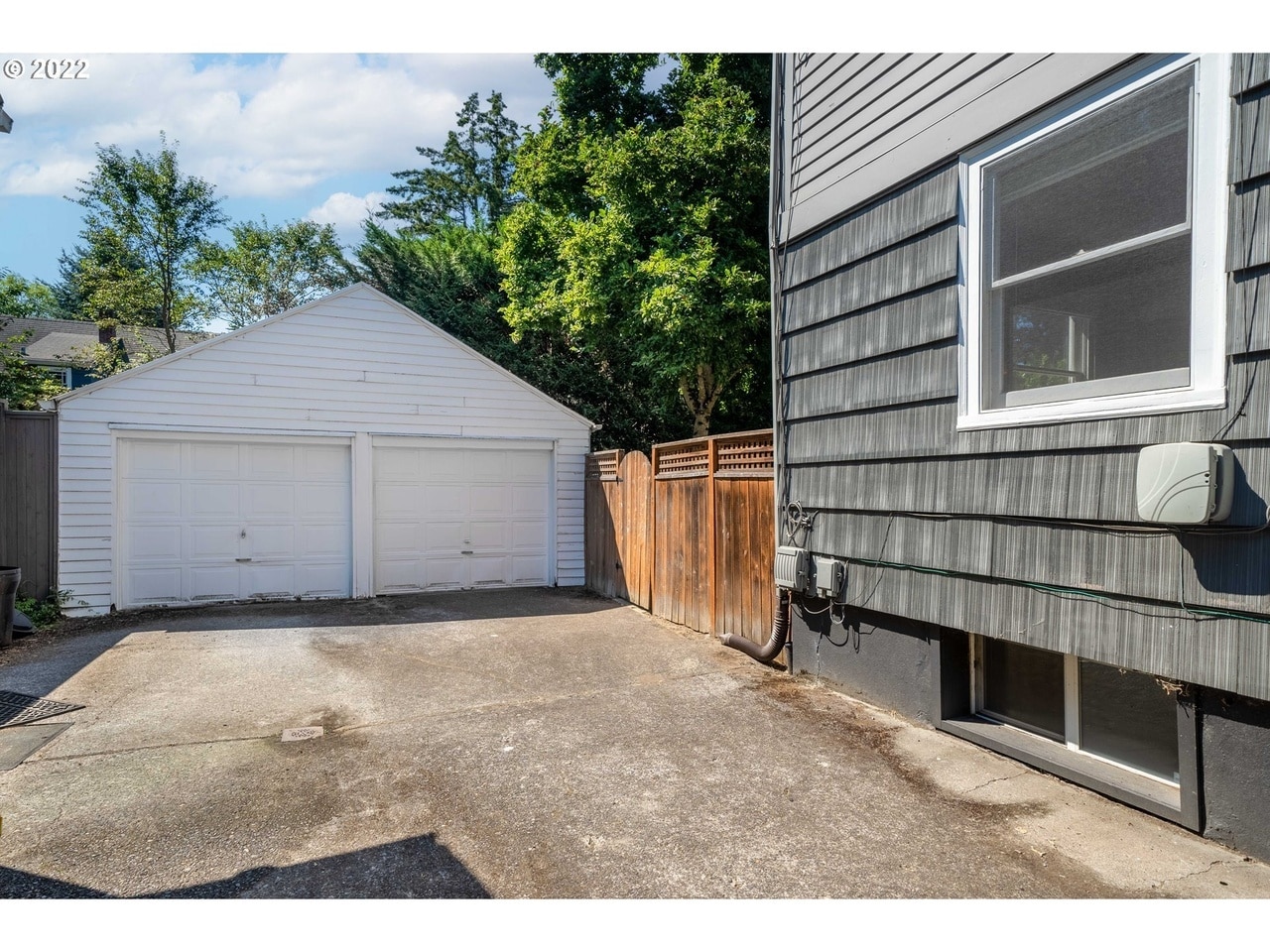 Garage and driveway - 2605 NE 35th Ave