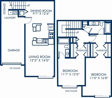 Floorplan - Camden Doral Villas