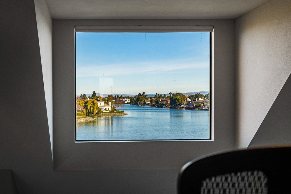 View from home office, fitness room & guest bed - 86 Pelican Ln