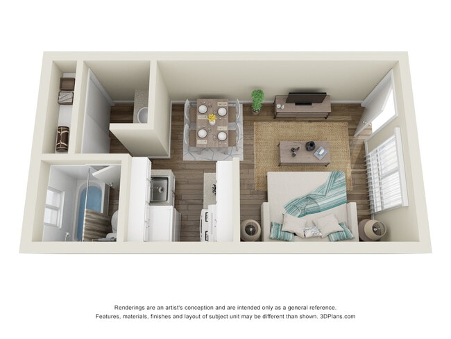 Studio Floor Plan - Summit Ridge
