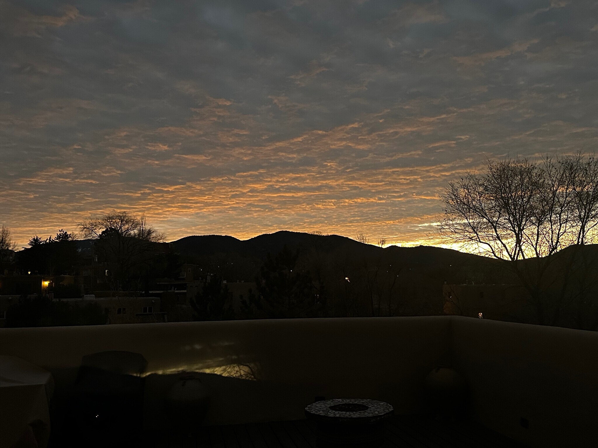 Sunrise from the living room - 501 Rio Grande Ave