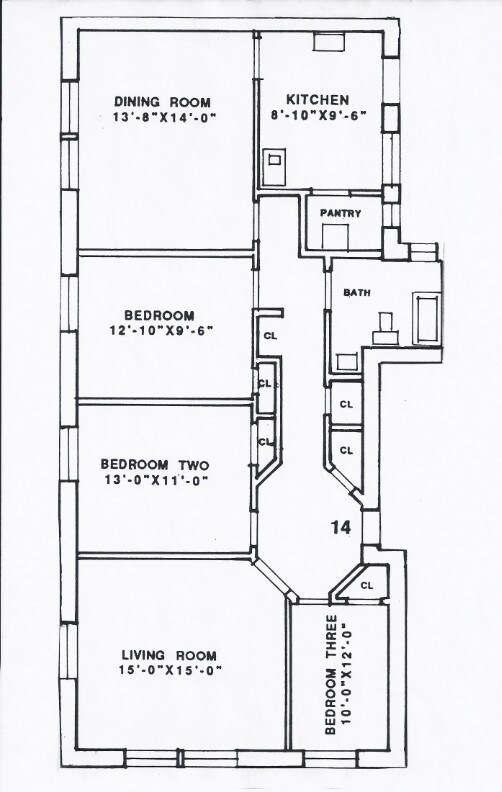 Floorplan - 437-59 W. Belmont Ave.