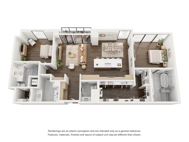 Floorplan - 700 River