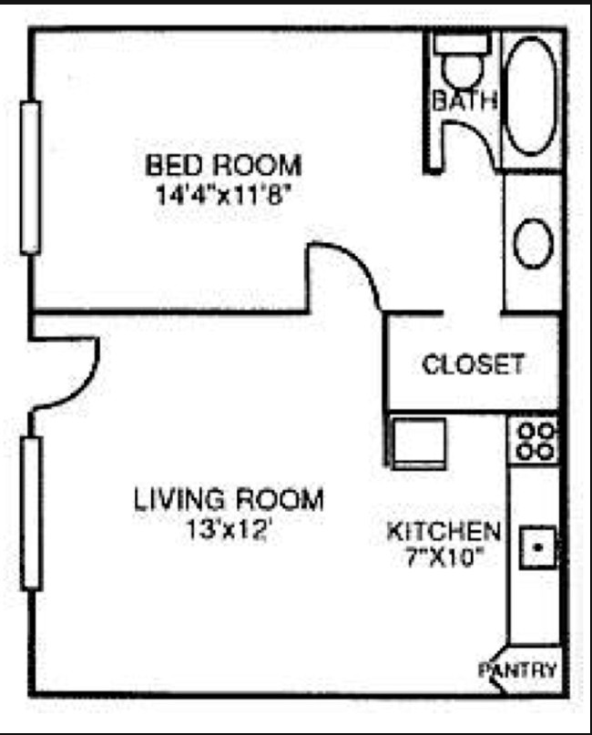 1/BR 1/BA - SODO FLATS LIVING