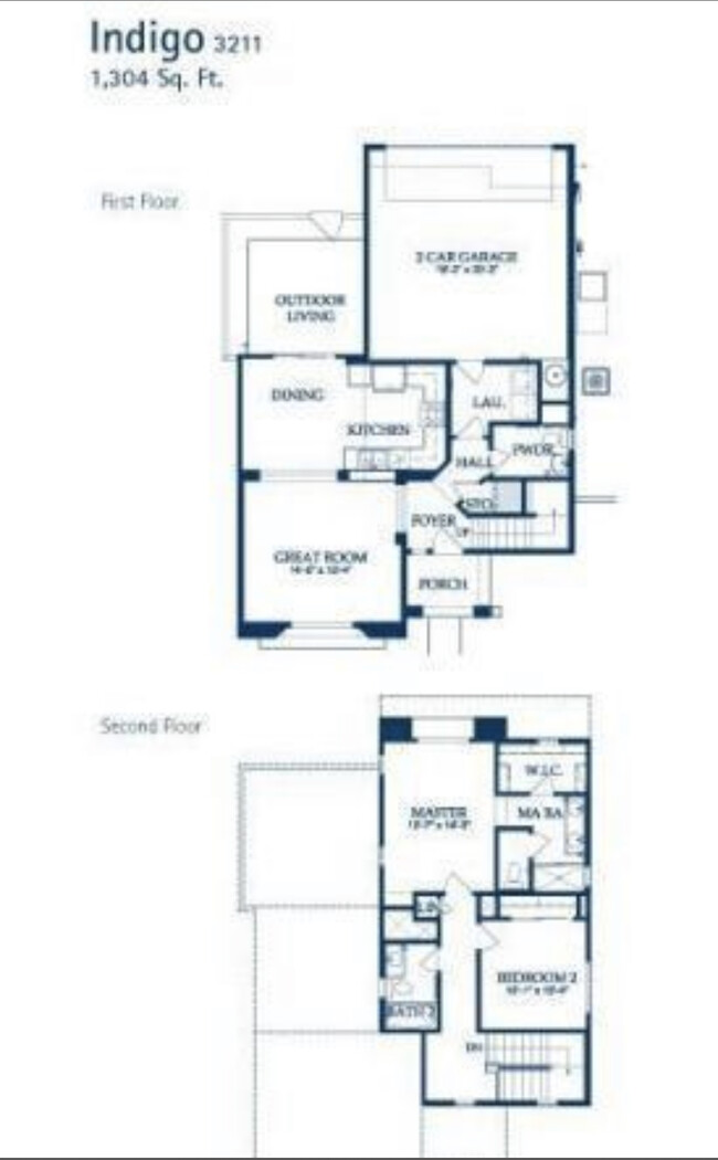 Layout of house - 16129 N 21st Ln