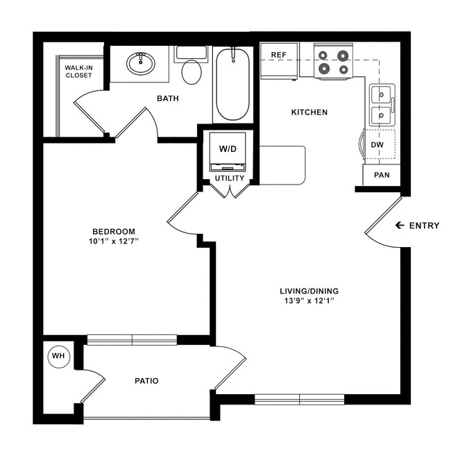 Floorplan - Lodge at Guadalupe Apartments LP