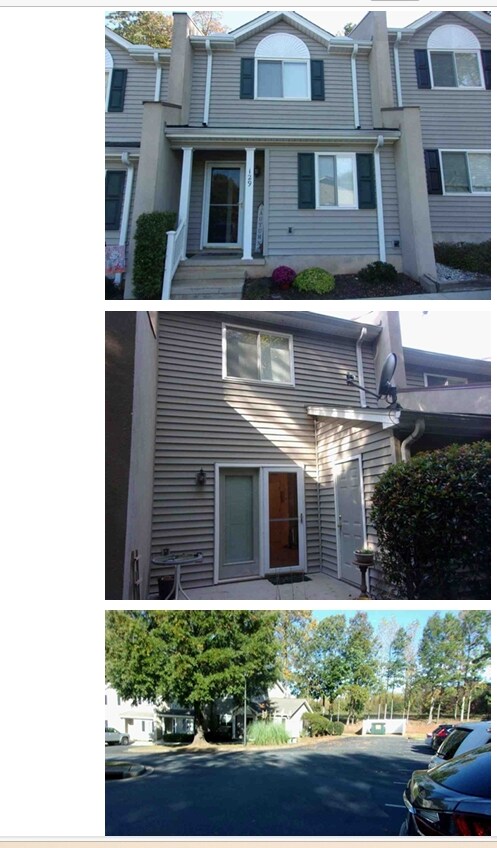Back door with storage space - 129 Perkins Pl