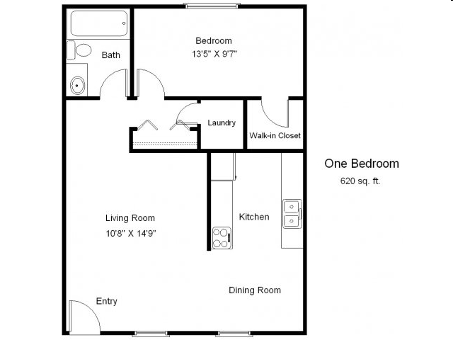 1BR/1BA - Covington Pointe